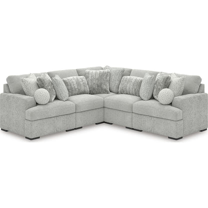 Cuddle Plush 5 Piece Modular Sectional