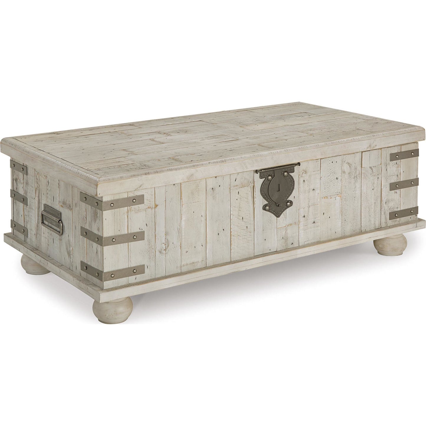 Carynhurst Coffee Table - White Wash Gray