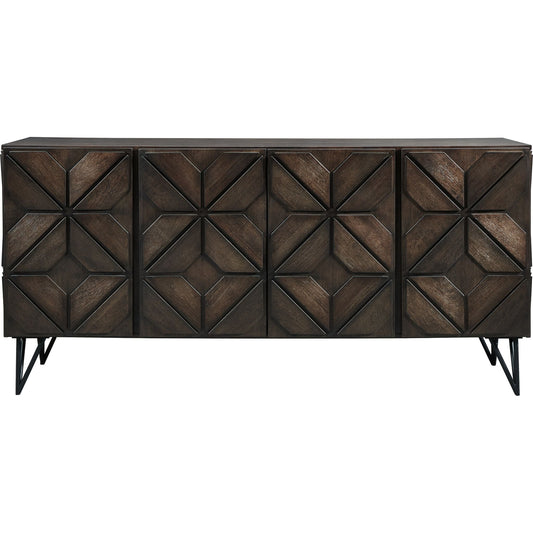 Chasinfield TV Stand - Dark Brown