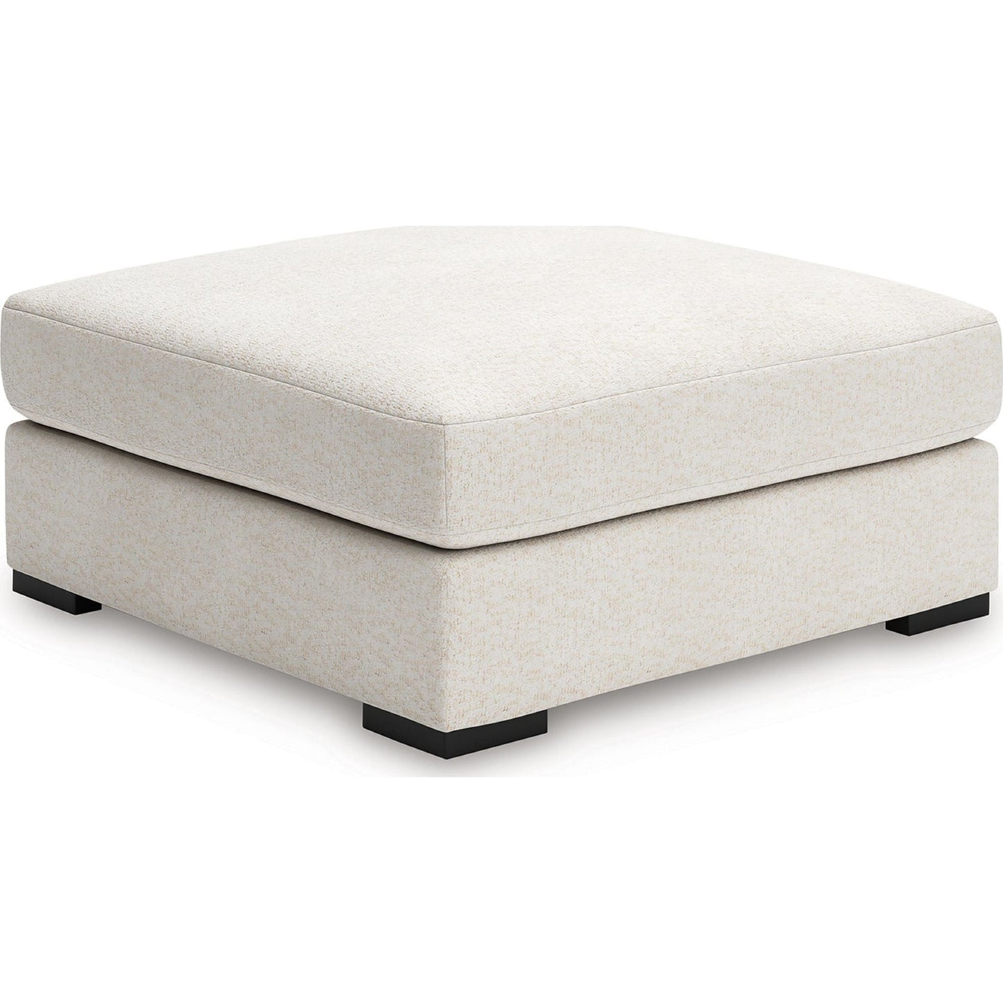 Donelson Creek Oversized Accent Ottoman - Vanilla