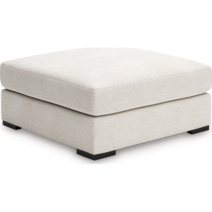 Donelson Creek Oversized Accent Ottoman - Vanilla