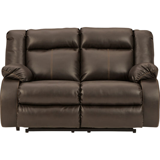 Denoron Power Reclining Loveseat - Chocolate