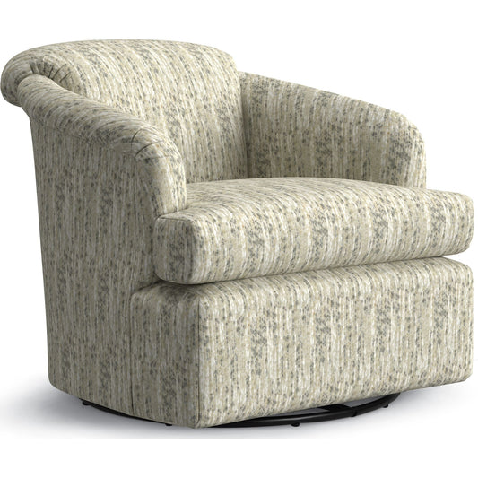 Cass Swivel Glider Accent Chair - Opal