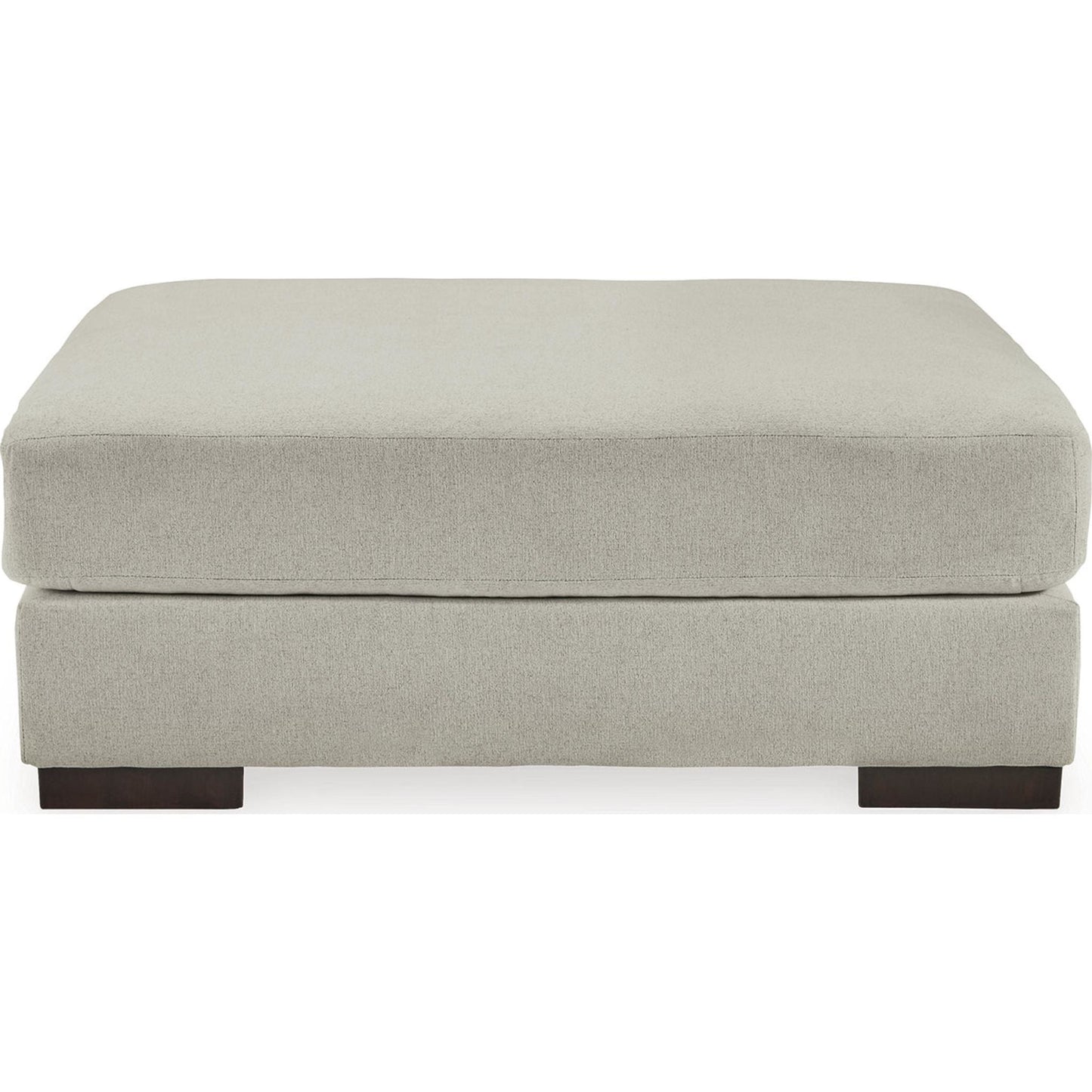 Artsie Oversized Accent Ottoman - Ash