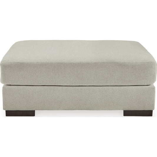 Artsie Oversized Accent Ottoman - Ash