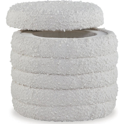 Duntler Storage Ottoman - Ivory