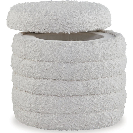 Duntler Storage Ottoman - Ivory