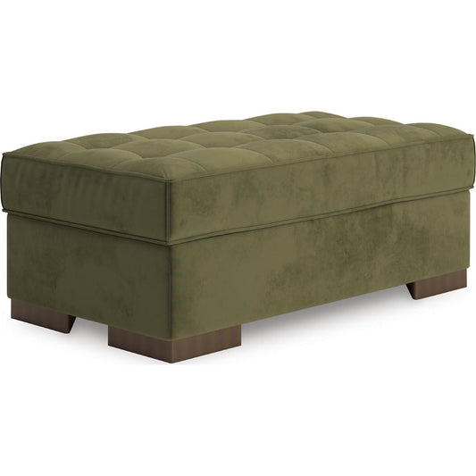 Caspian-Town Oversized Accent Ottoman - Olive