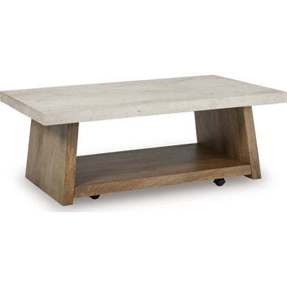 Brendalhouse Coffee Table - Light Brown