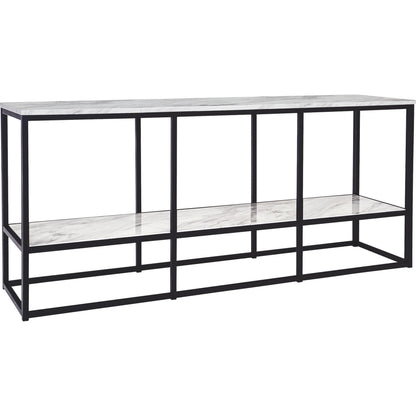 Donnesta TV Stand - Gray/Black