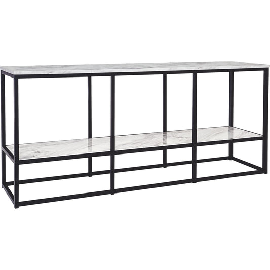 Donnesta TV Stand - Gray/Black