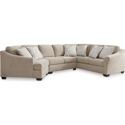 Brogan Bay 3 Piece Sectional with Cuddler