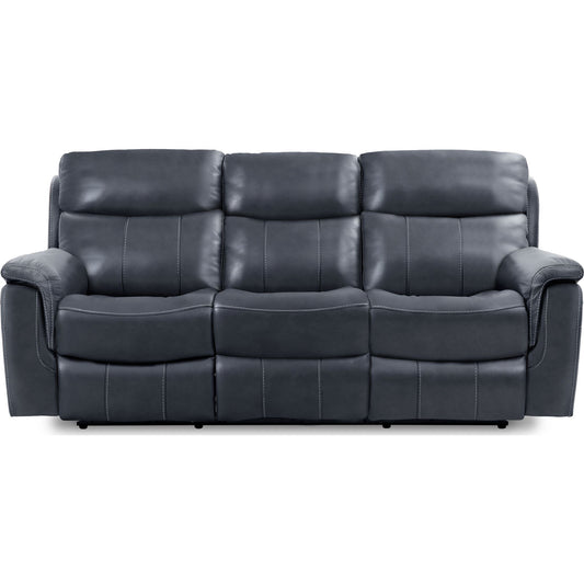 Davis Power Reclining Sofa - Softee Blueberry