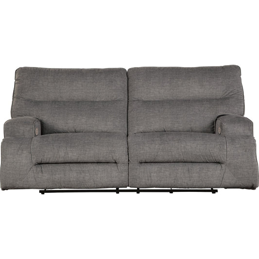 Coombs Power Reclining Sofa - Charcoal