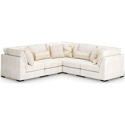 Donelson Creek 5 Piece Sectional - Vanilla