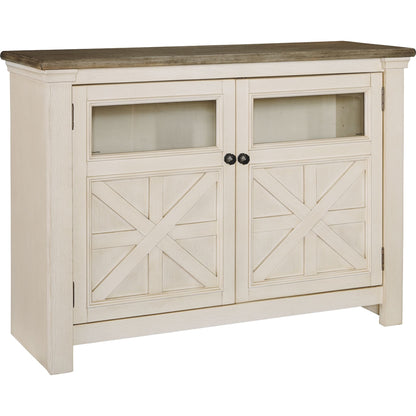 Bolanburg TV Stand - White/Weathered Gray