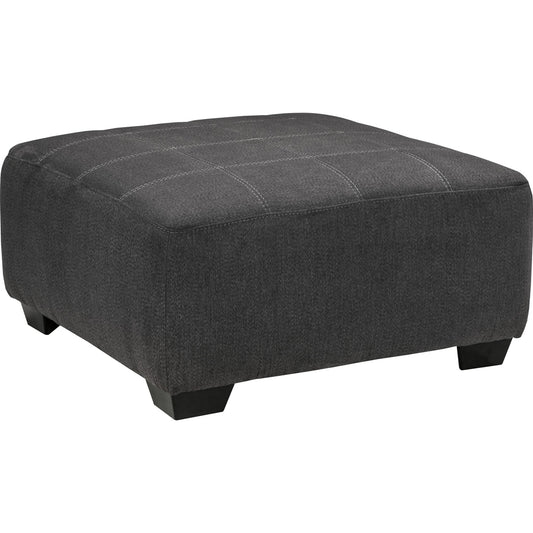 Ambee Oversized Accent Ottoman - Slate