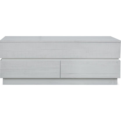 Claudette Coffee Table - Alabaster