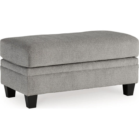 Davinca Ottoman - Charcoal