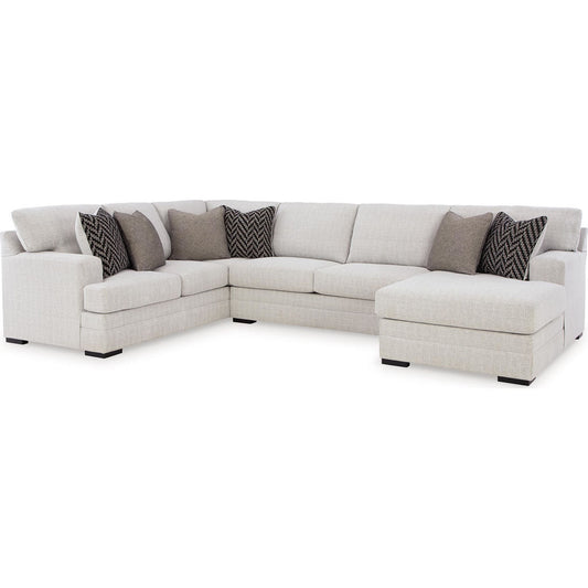 Abbeyline 3 Piece Sectional - Stone