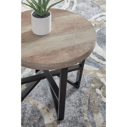 Deanlee 3 Pack Tables - Grayish Brown/Black