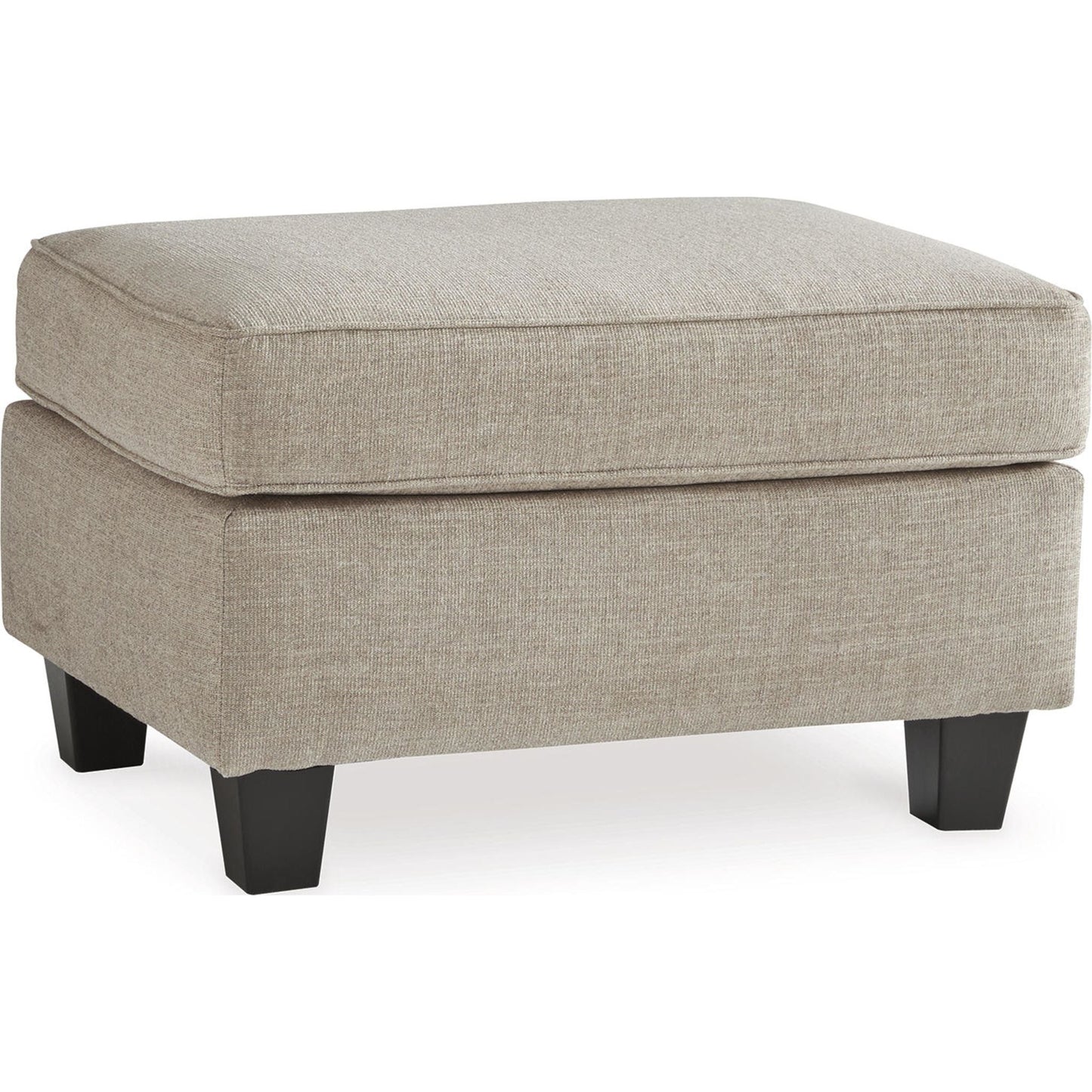 Abney Ottoman - Driftwood