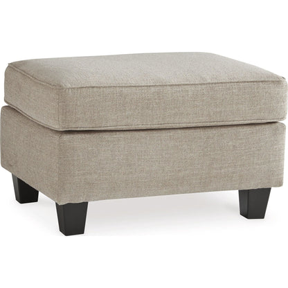 Abney Ottoman - Driftwood