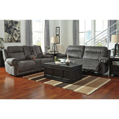 Austere Reclining Sofa - Gray