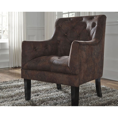 Drakelle Accent Chair - Mahogany