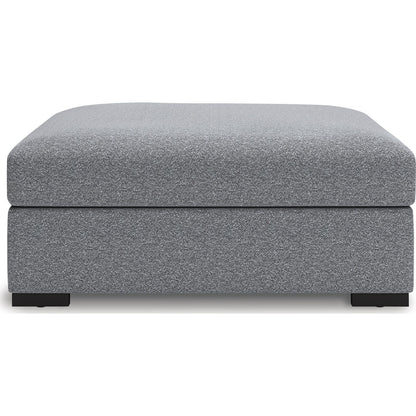 Bealton Oversized Accent Ottoman - Salt and Pepper