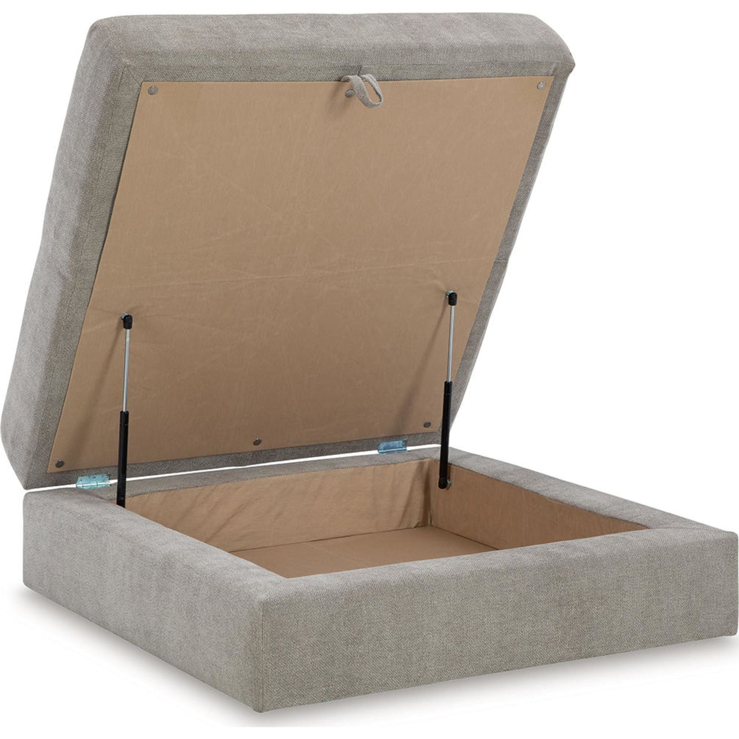 Aslan Court Storage Ottoman - Flax