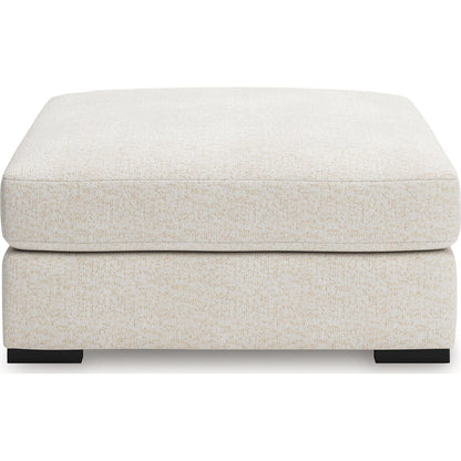 Donelson Creek Oversized Accent Ottoman - Vanilla