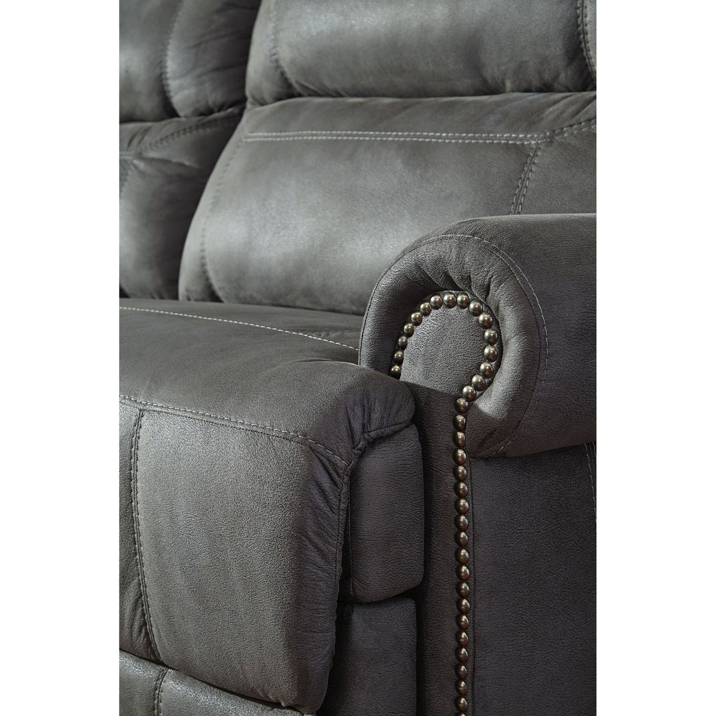 Austere Reclining Sofa - Gray