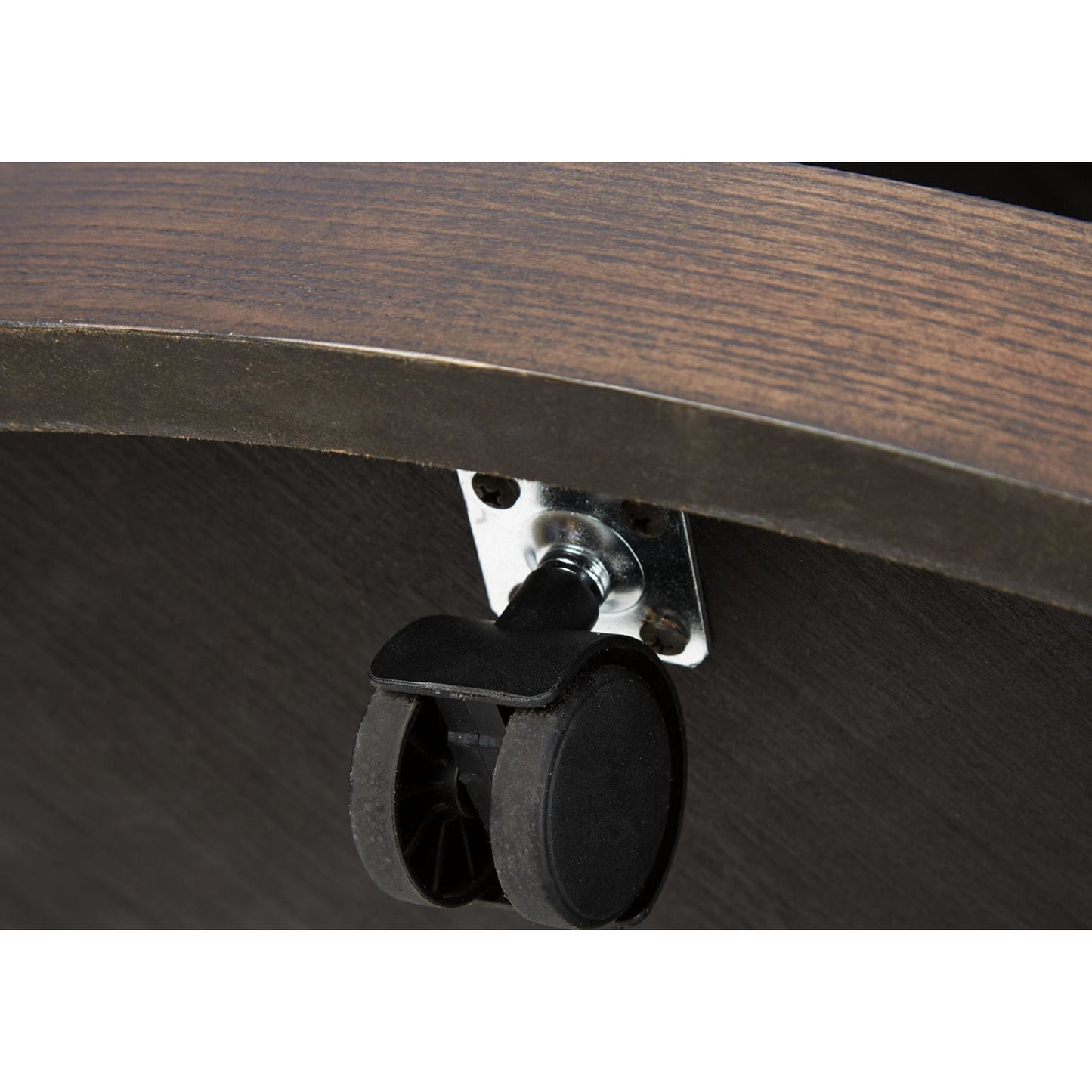 Brazburn Coffee Table - Dark Brown/Gold Finish