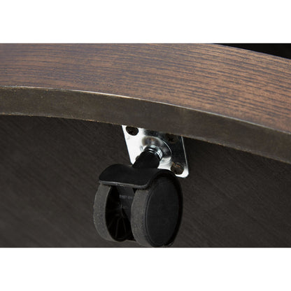 Brazburn Coffee Table - Dark Brown/Gold Finish