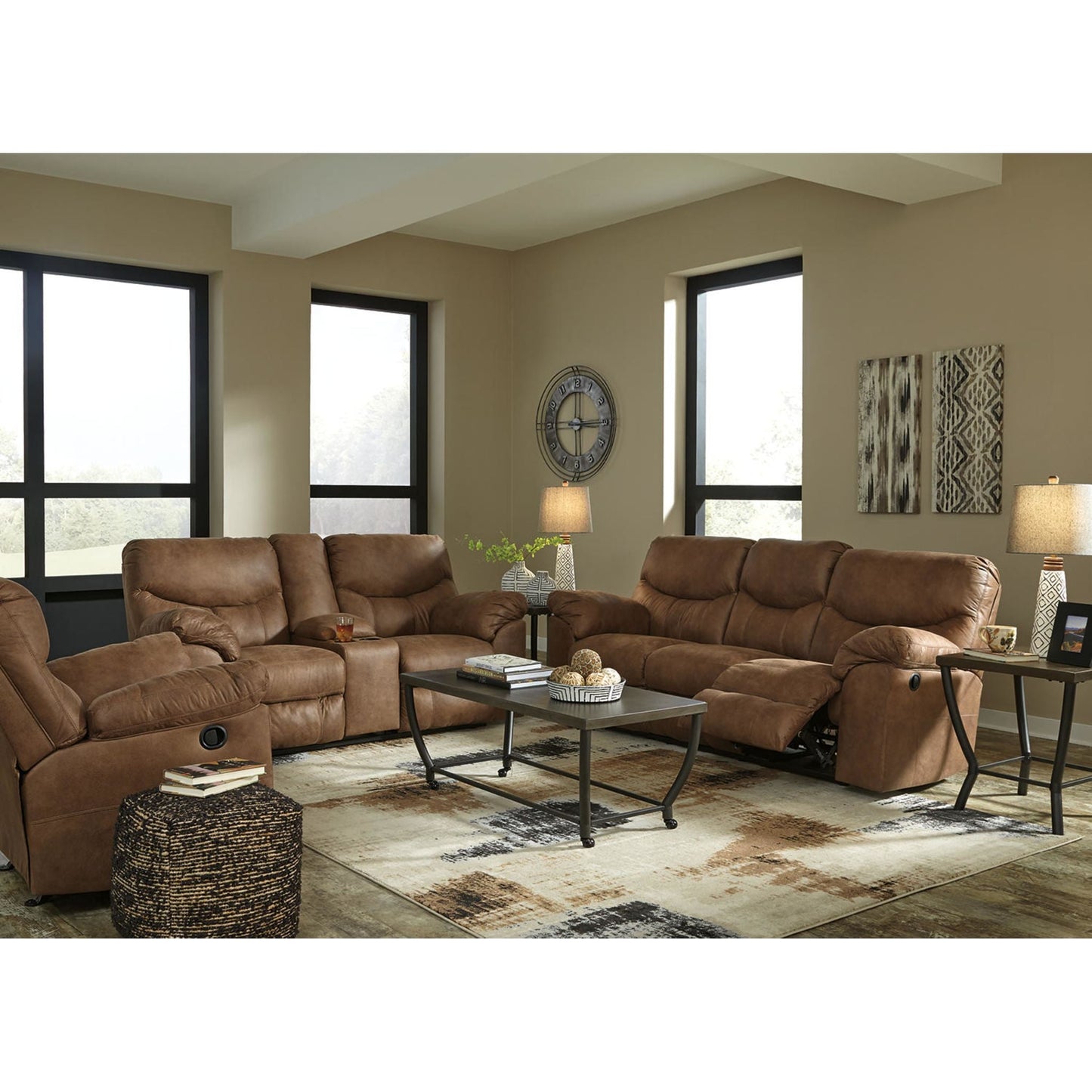 Boxberg Reclining Sofa - Bark