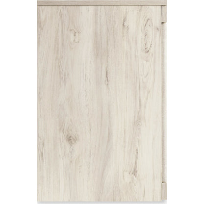 Bellaby TV Stand with Fireplace - Whitewash