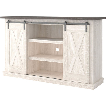 Dorrinson TV Stand - Two-tone