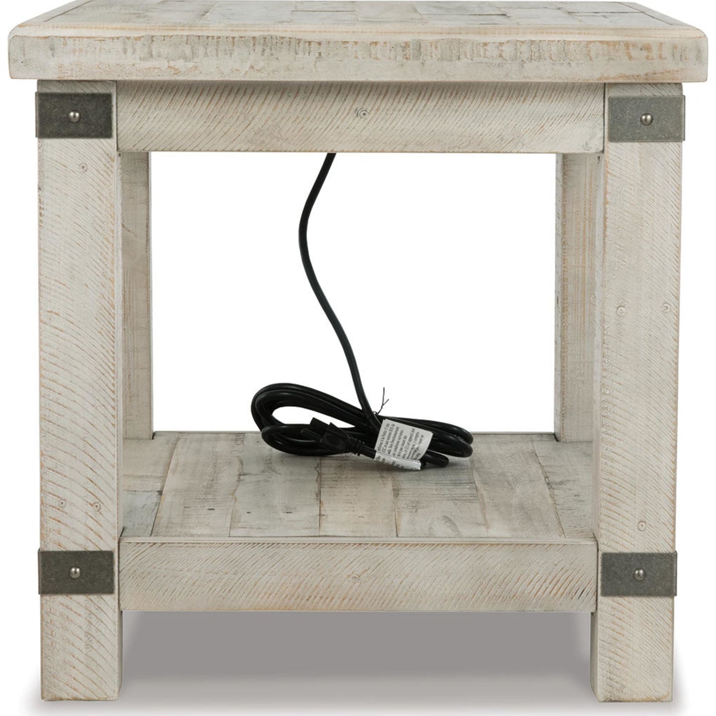 Carynhurst End Table - White Wash Gray