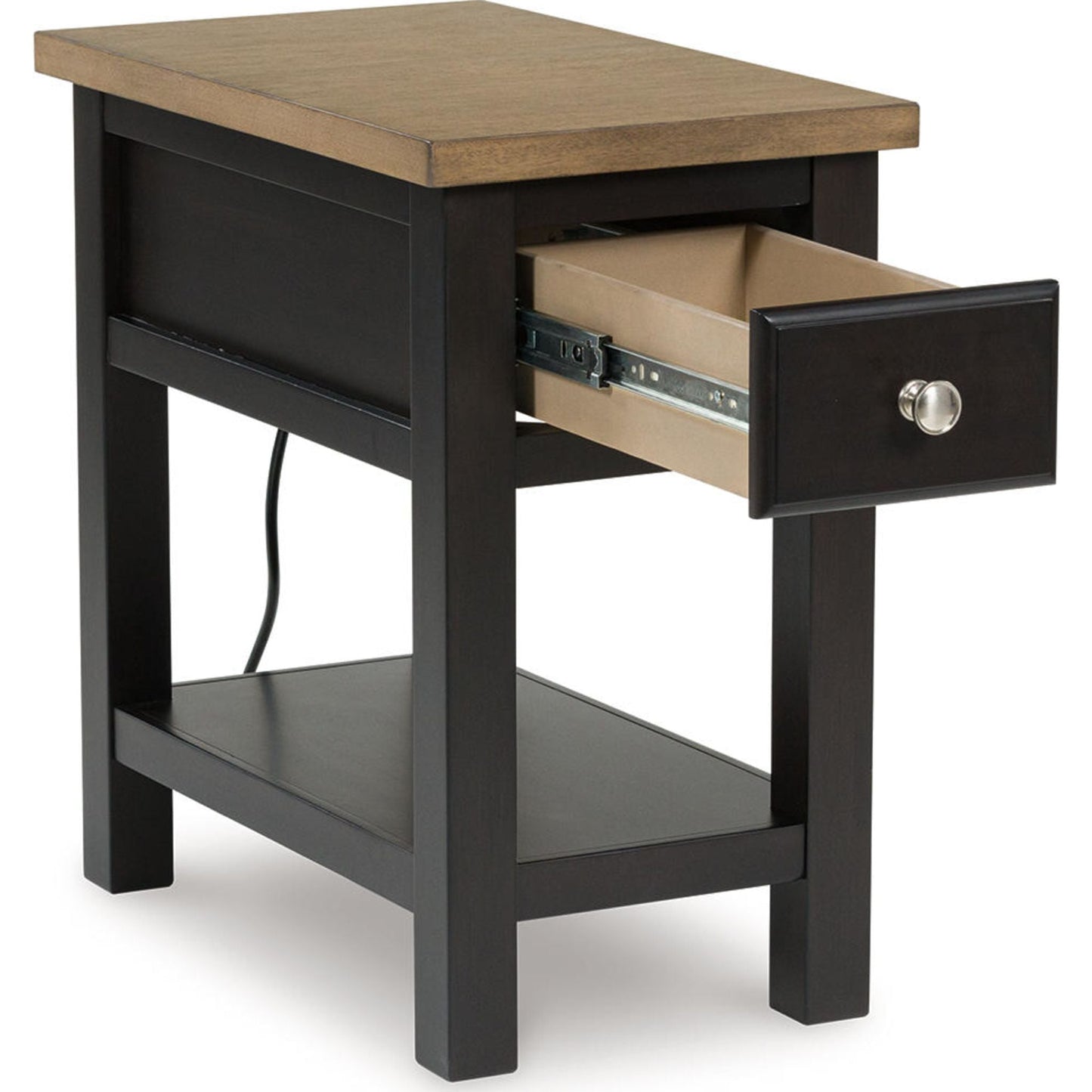 Drazmine Chairside End Table - Brown