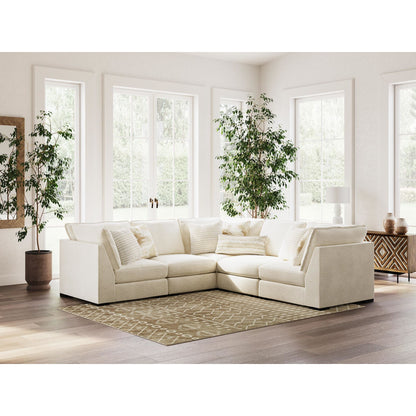 Donelson Creek 5 Piece Sectional - Vanilla