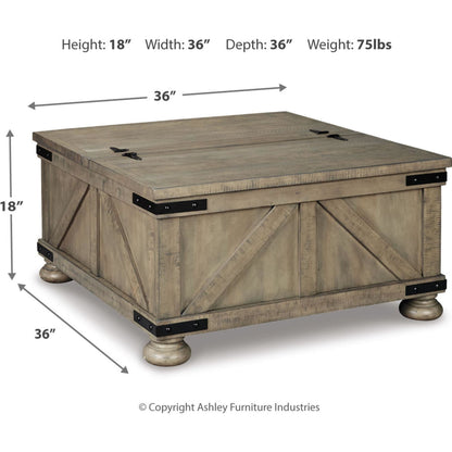Aldwin Coffee Table - Gray