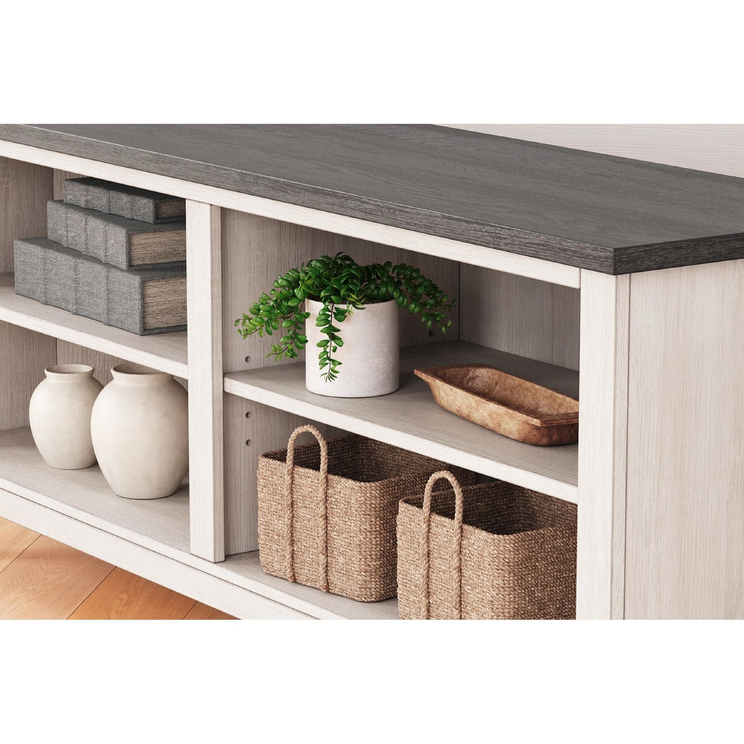 Dorrinson TV Stand - Two-tone