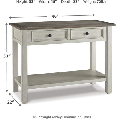 Bolanburg Sofa Table - Two-tone