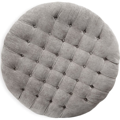 Carnaby Oversized Accent Ottoman - Linen