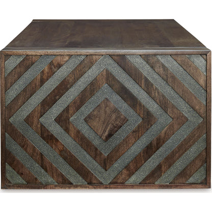 Dreggan Coffee Table - Brown