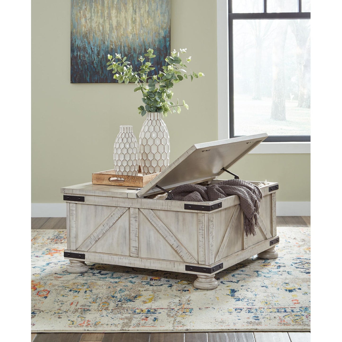 Carynhurst Coffee Table - Whitewash
