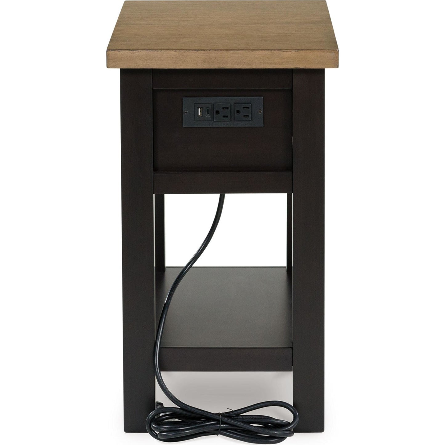 Drazmine Chairside End Table - Brown