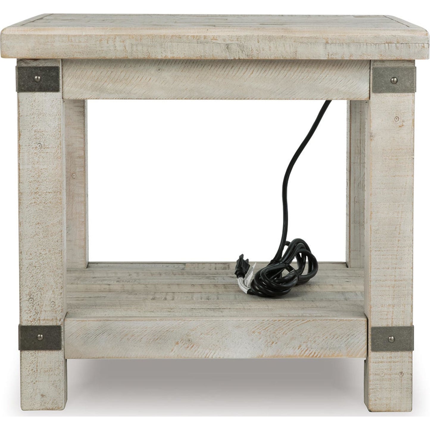 Carynhurst End Table - White Wash Gray