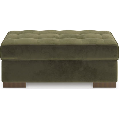 Caspian-Town Oversized Accent Ottoman - Olive